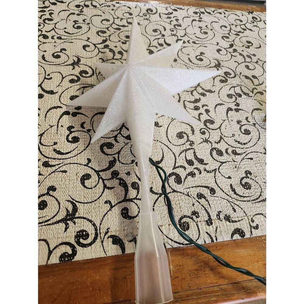 Glittery Star Tree Topper